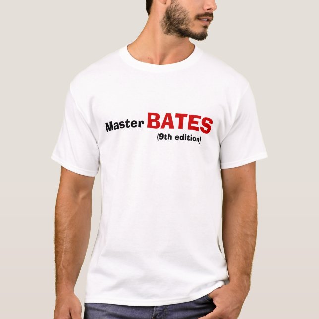 T-shirts Mestre, BATES, (9a edição) (Frente)