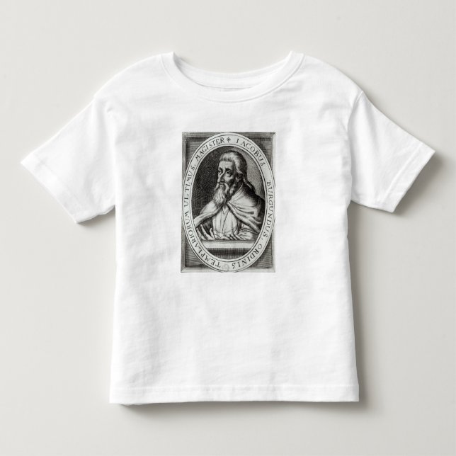 T-shirts Mestre de Jacques de Molay dos cavaleiros Templars (Frente)