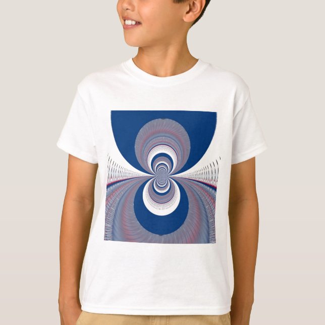 T-shirts Metade Azul (Frente)