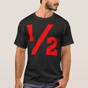 T-shirts Metade - Vermelho