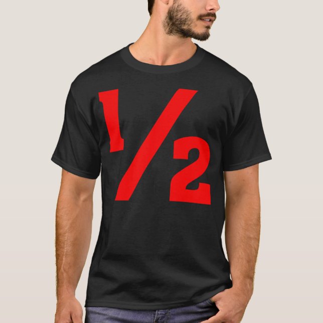 T-shirts Metade - Vermelho (Frente)