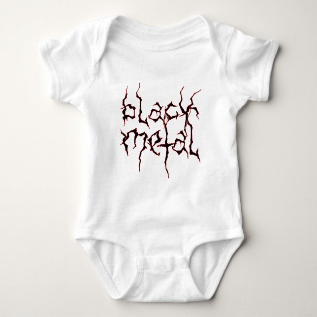 T-shirts Metal preto (Frente)