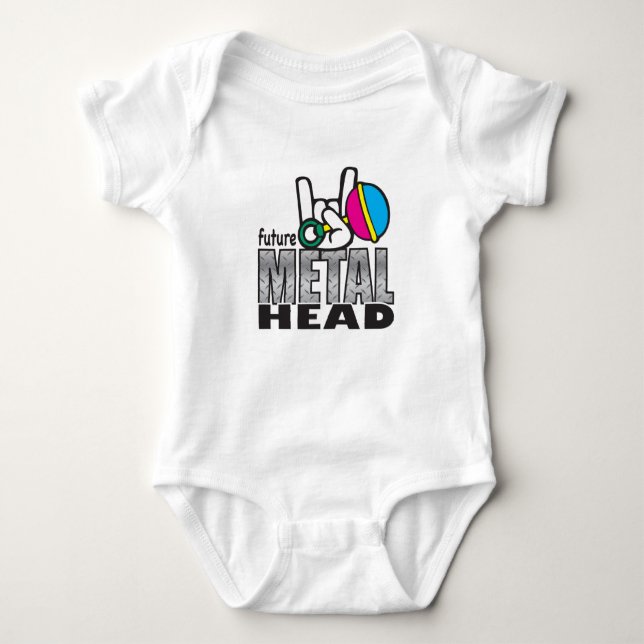 T-shirts Metalhead futuro (Frente)