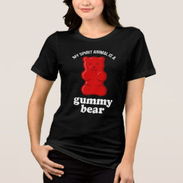 T-shirts Meu animal espiritual é um urso de goma engraçado