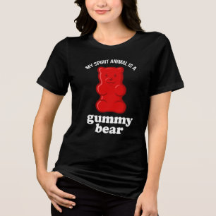 T-shirts Meu animal espiritual é um urso de goma engraçado