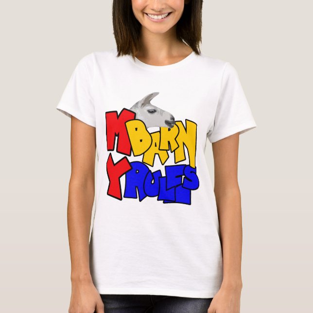 T-shirts Meu Barn Meu Regimento Llama (Frente)