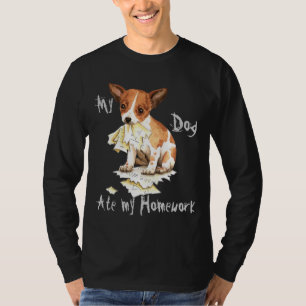 T-shirts Meu Chihuahua Comeu Meu Trabalho De Casa