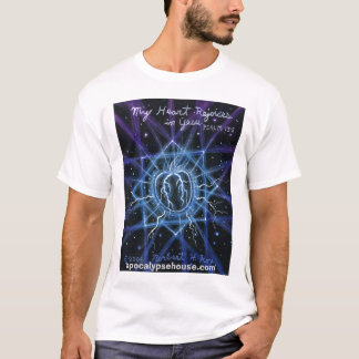 T-shirts "Meu coração exulta em Yesu" que um coração feliz