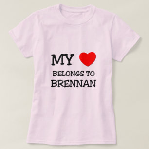 T-shirts Meu coração pertence a Brennan