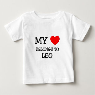 T-shirts Meu coração pertence a Leo