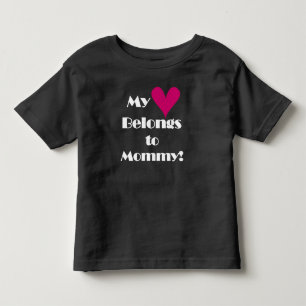 T-shirts Meu Coração Pertence a Mamães