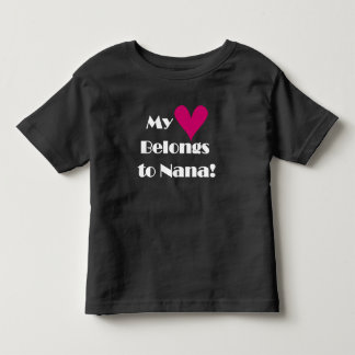 T-shirts Meu Coração Pertence a Nana
