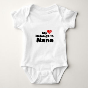 T-shirts Meu coração pertence a Nana