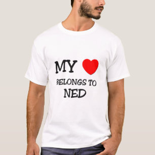 T-shirts Meu coração pertence a Ned