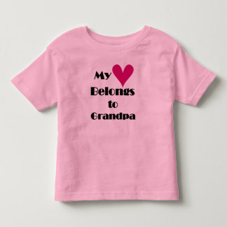 T-shirts Meu Coração Pertence ao Vovô