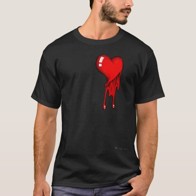 T-shirts Meu Coração Sangra para Você (Frente)
