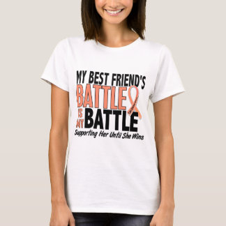 T-shirts Meu da batalha cancer uterina do melhor amigo