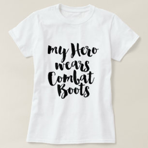 T-shirts Meu Herói Veste Combater Boots