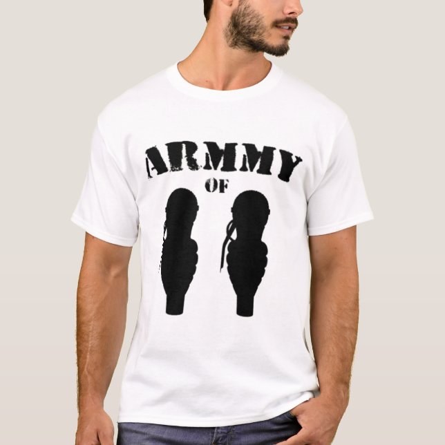 T-shirts Meu Mic é como um Handgrenade (Frente)