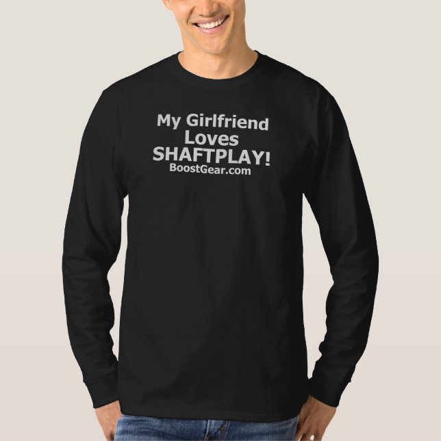 T-shirts Meu namorada ama Shaftplay por BoostGear (Frente)