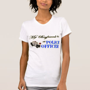 T-shirts Meu namorado é um agente da polícia