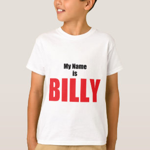 T-shirts Meu nome é Billy