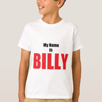 T-shirts Meu nome é Billy