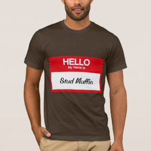 T-shirts Meu nome é muffin do parafuso prisioneiro