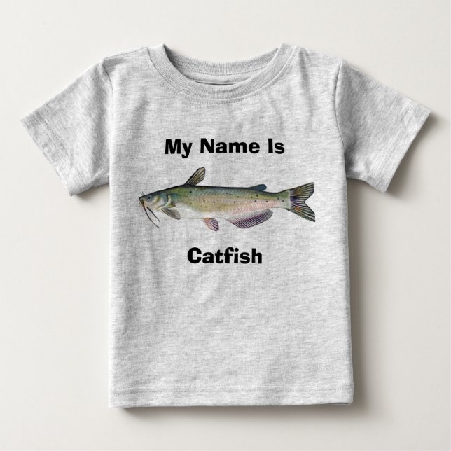 T-shirts Meu nome é, peixe-gato (Frente)