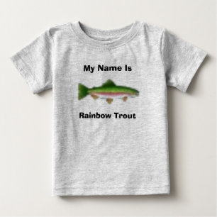 T-shirts Meu nome é, truta de arco-íris