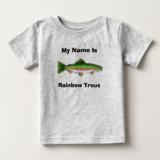 T-shirts Meu nome é, truta de arco-íris
