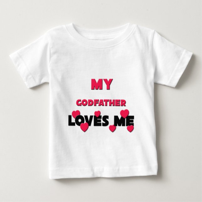 T-shirts Meu padrinho me ama (Frente)