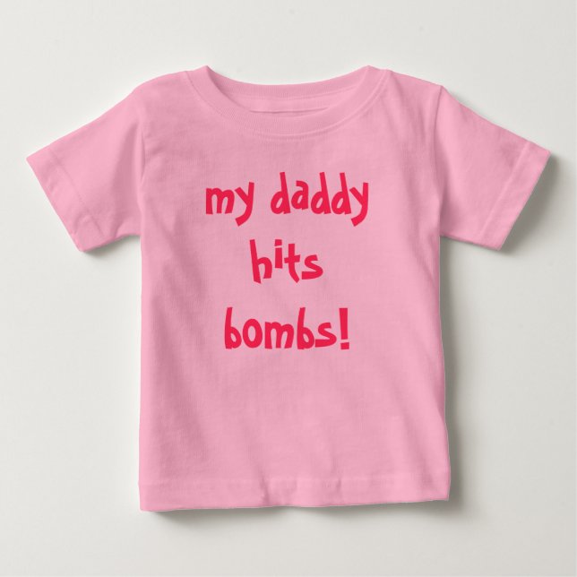 T-shirts meu pai bate bombas! (Frente)