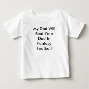 T-shirts Meu pai baterá seu pai no futebol da fantasia