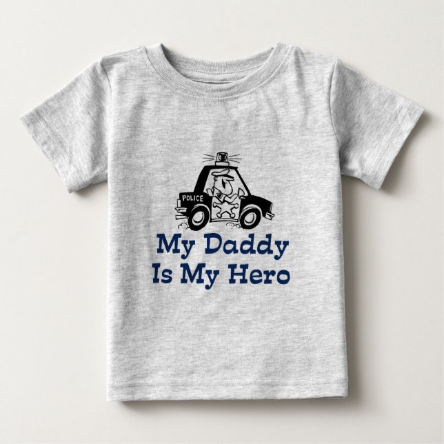 T-shirts Meu Pai É Meu Herói (Frente)