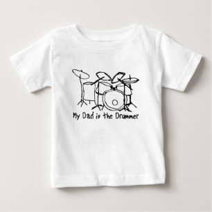 T-shirts Meu pai é o baterista