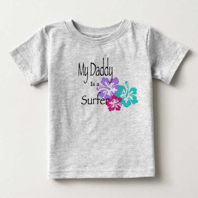T-shirts Meu Pai é surfista (Frente)