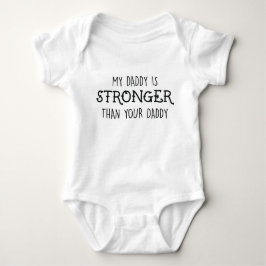 T-shirts Meu pai é um Bodysuit mais forte