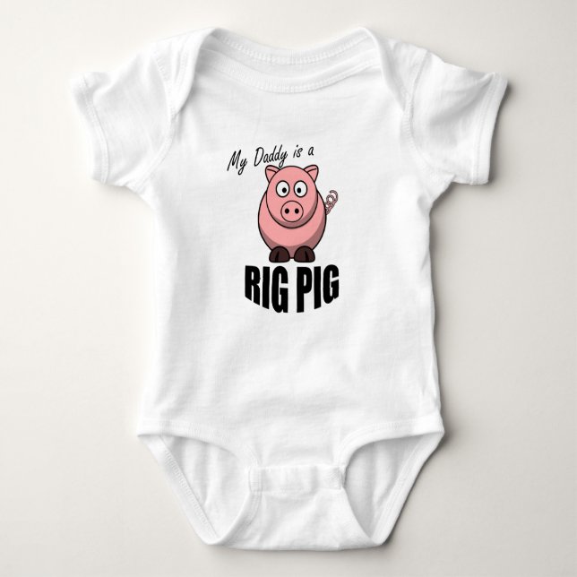 T-SHIRTS MEU PAI É UM PIG RÍGIDO (Frente)