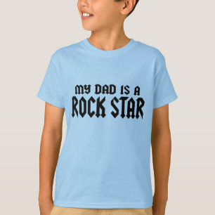 T-shirts Meu pai é um Rockstar