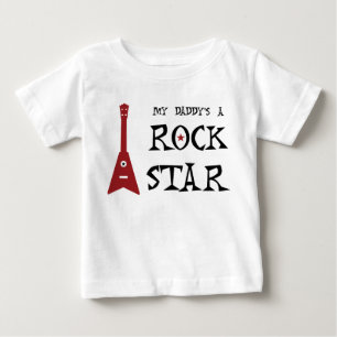 T-shirts Meu Pai é uma estrela do Rock!