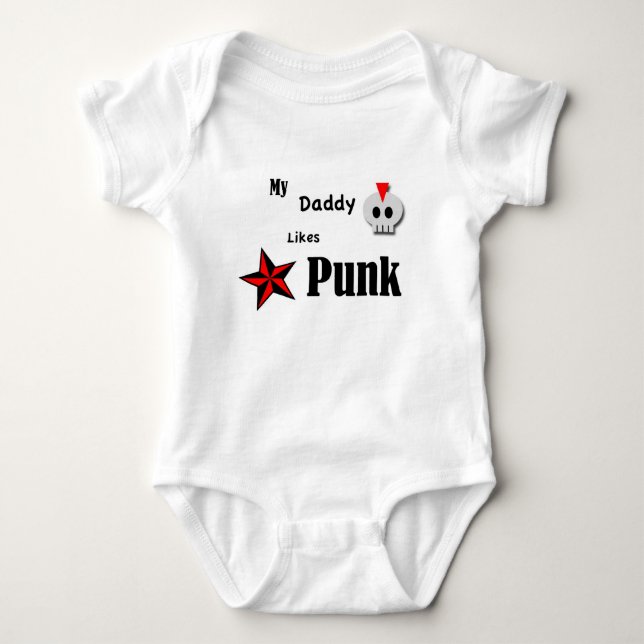 T-shirts Meu pai gosta do punk (Frente)