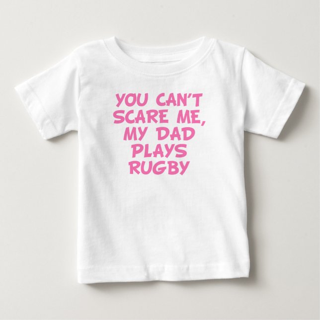 T-shirts Meu Pai Joga Rugby (Frente)