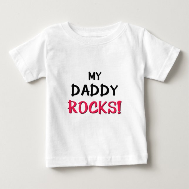 T-shirts Meu Pai Rocks (Frente)