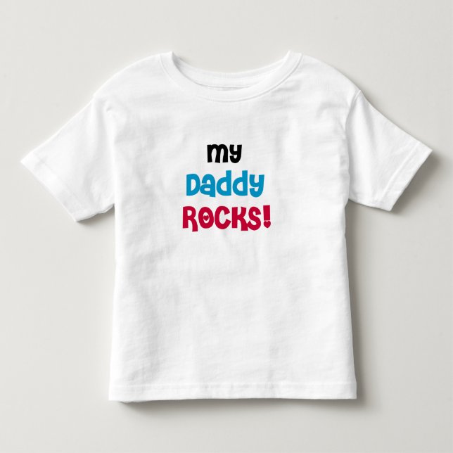 T-shirts Meu Pai Rocks (Frente)
