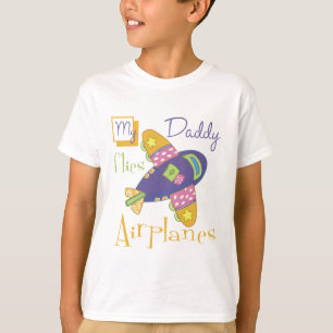 T-shirts Meu pai voa aviões