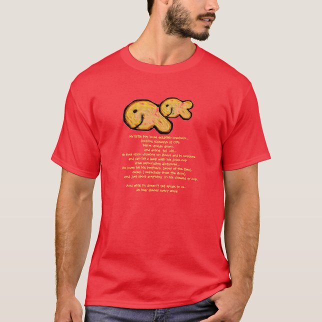 T-shirts Meu peixe dourado dos amores de Little Boy (Frente)