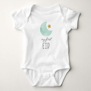 T-shirts Meu primeiro visto de bebê Eid, roupas