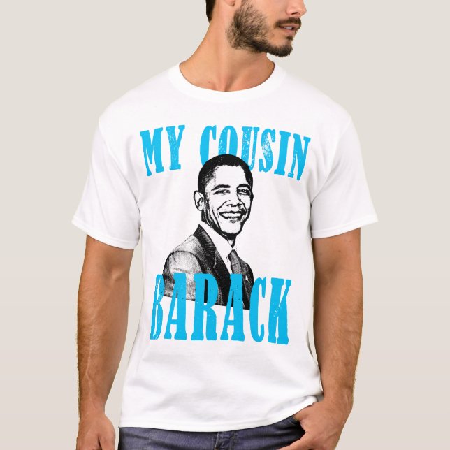 T-shirts Meu primo Barack (Frente)