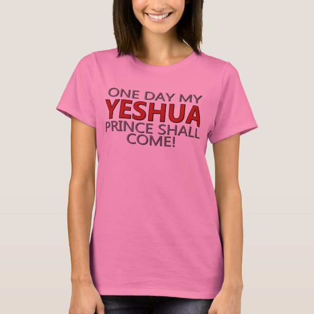 T-shirts Meu príncipe Dever Vinda (Frente)